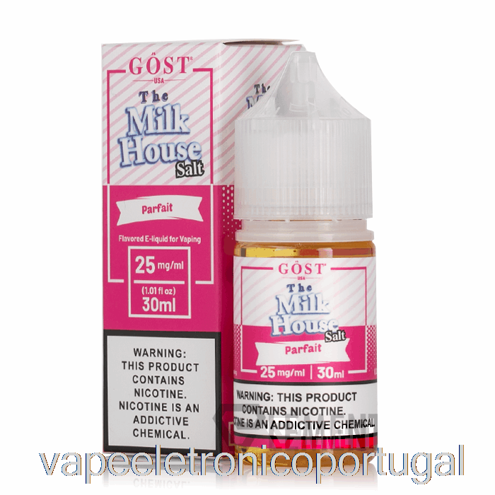 Vape Eletrônico Parfait Salts - The Milk House - Gost Vapor - 30ml 50mg